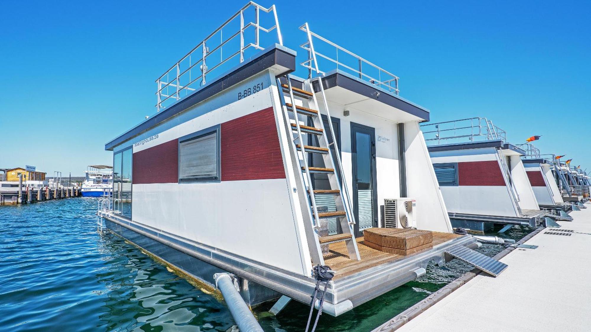 Geiseltalsee Hausboot - Floating House - Hausboot Junior Braunsbedra エクステリア 写真