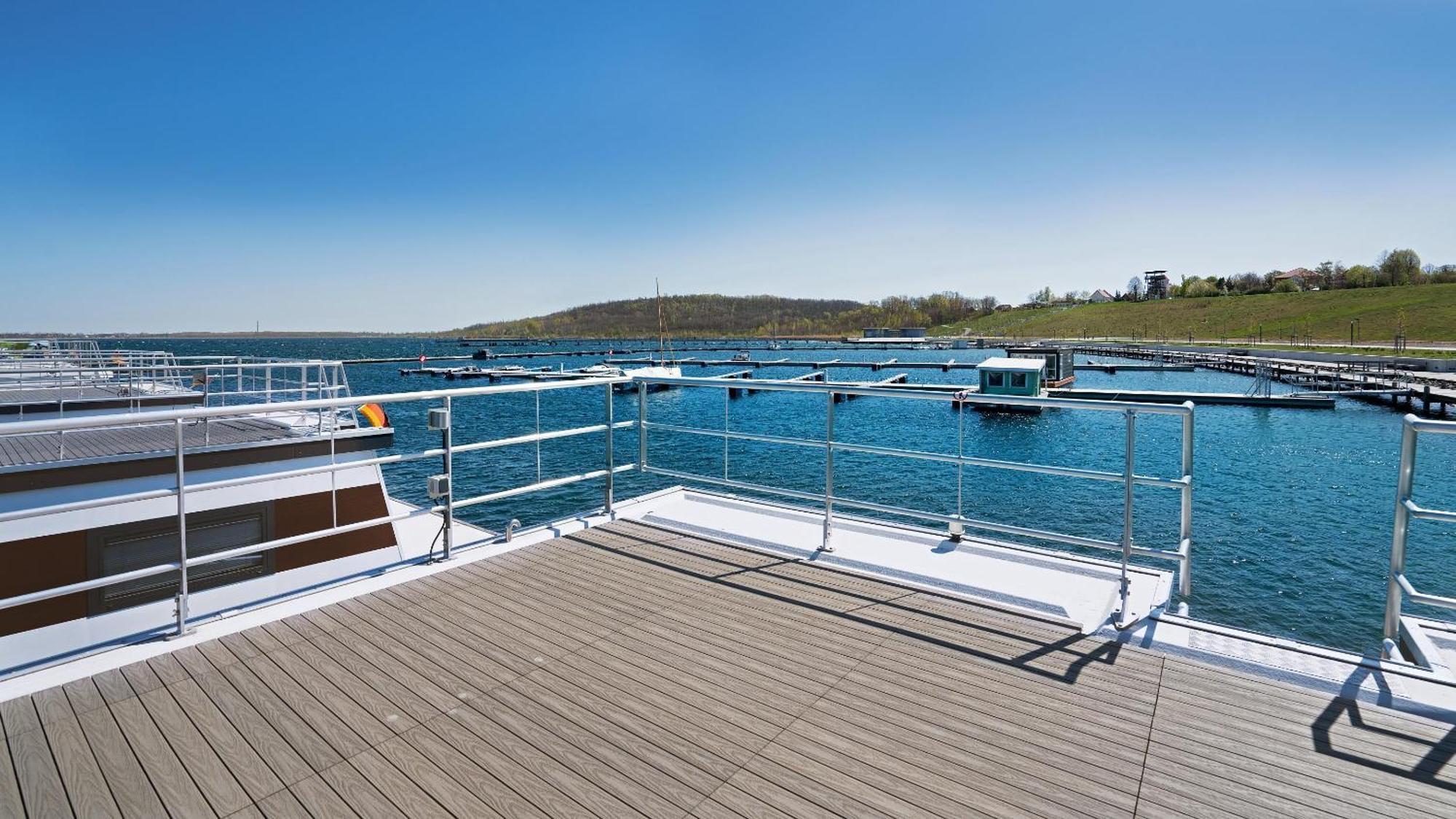 Geiseltalsee Hausboot - Floating House - Hausboot Junior Braunsbedra エクステリア 写真