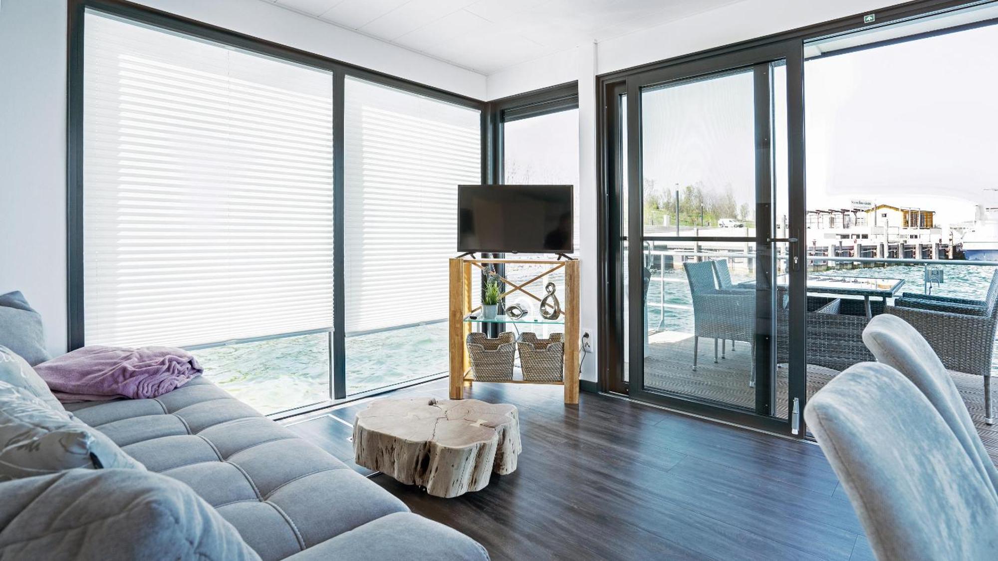 Geiseltalsee Hausboot - Floating House - Hausboot Junior Braunsbedra エクステリア 写真